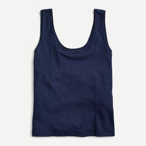Vintage cotton scoopneck tank